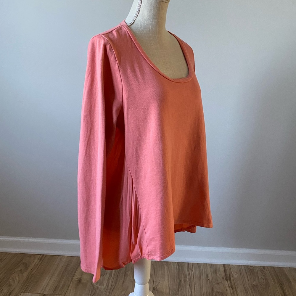 Anthropologie Mixmade Sweatshirt Top Pink - Picture 3 of 8